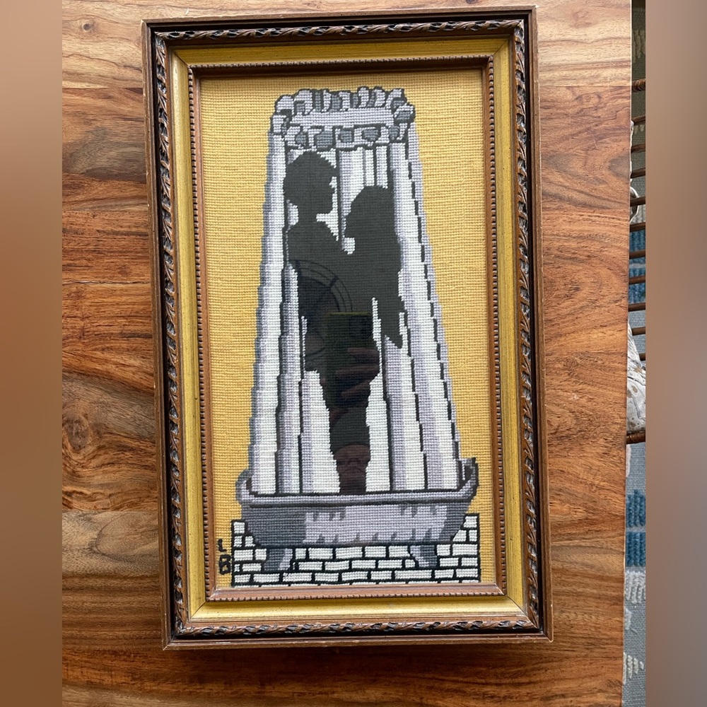 Vintage Crewel Embroidery